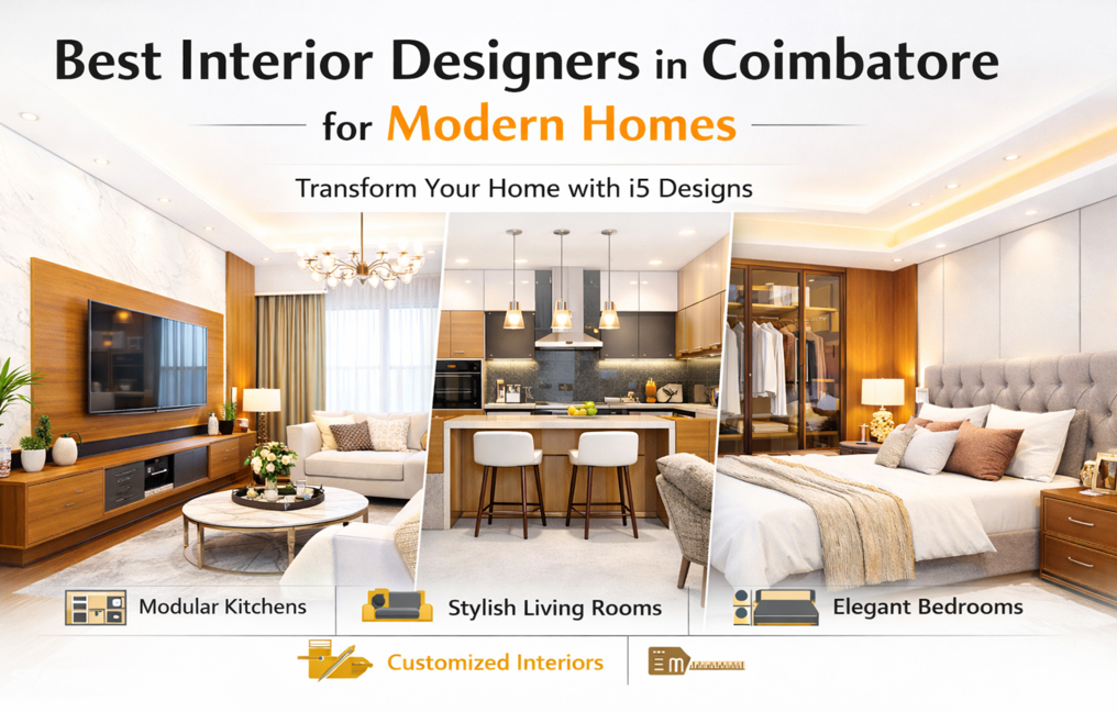 Best Interior Designers in Coimbatore for Modern Homes | i5 Designs