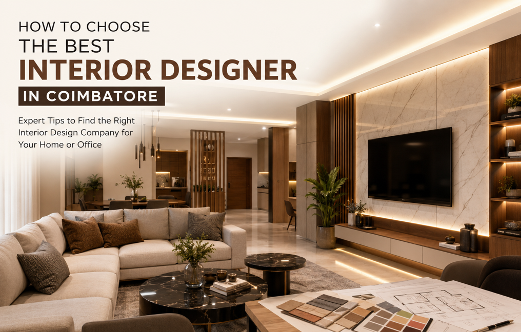 How to Choose the Best Interior Designer in Coimbatore | i5 Designs