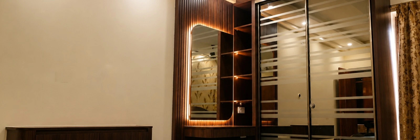 Modern home interior design by interior designers in Mogappair